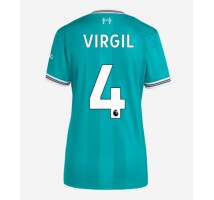 Liverpool Virgil van Dijk #4 Koszulka Trzecia damskie 2025-26 Krótki Rękaw